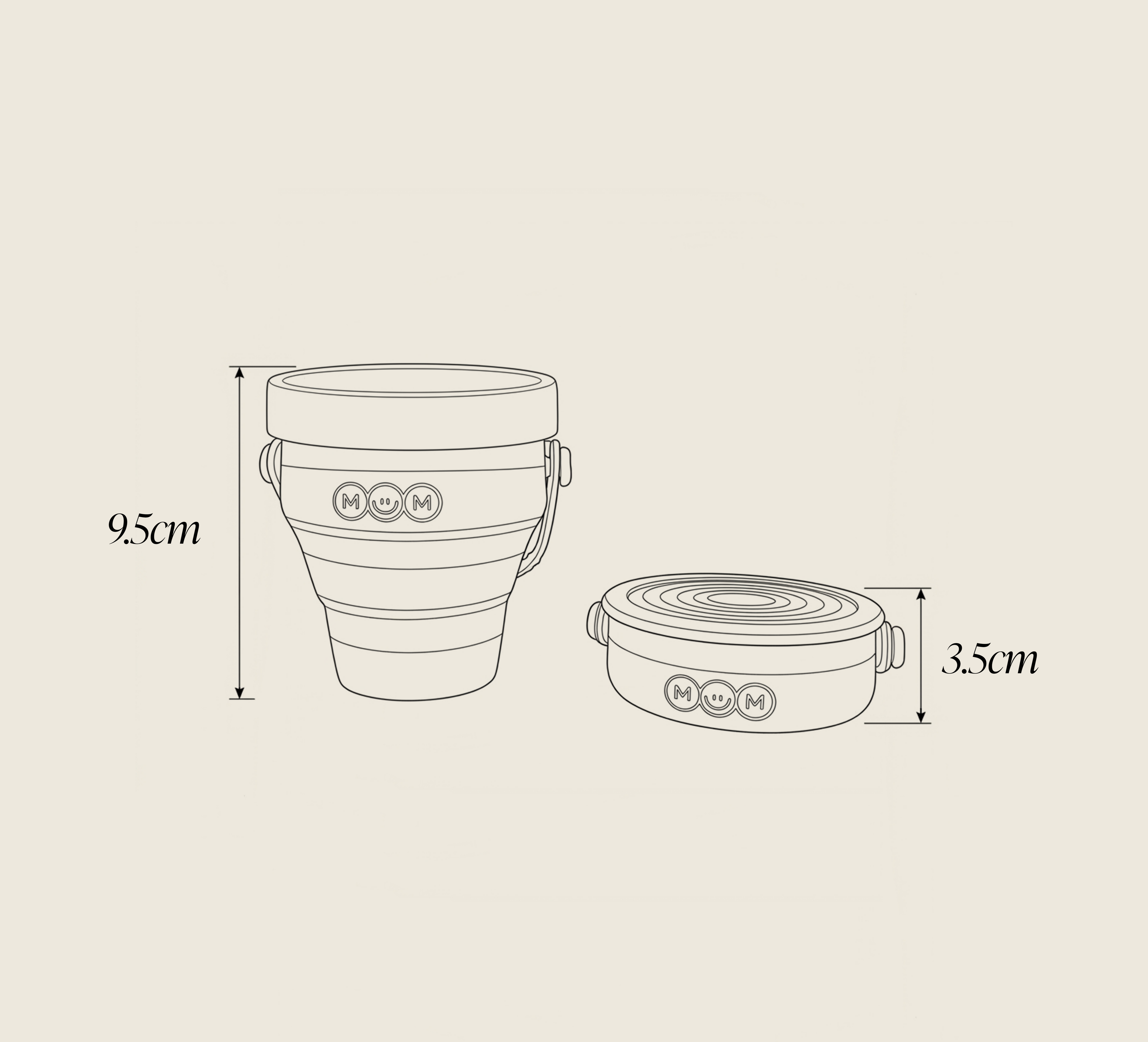 Collapsible Snack Cup