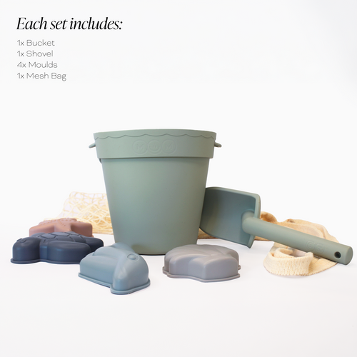 Beach Bucket Set | Sage